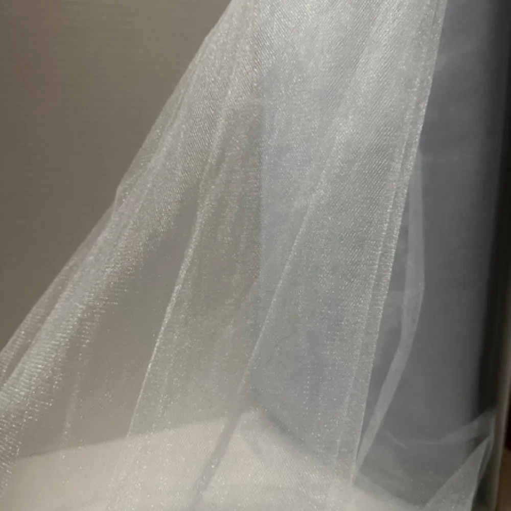 Baby Blue Illusion Sparkle Tulle Wedding Shower Fabric - Picture 4 of 4
